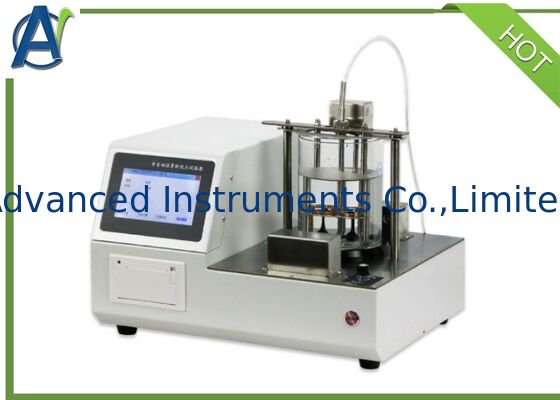 ASTM D36 동시 두 개의 샘플을 위한 링 앤 볼 장치를 사용하여 비텀 테스트를 위한 0.1 °C 온도 해상도를 가진 자동 부드러운 점 검사기