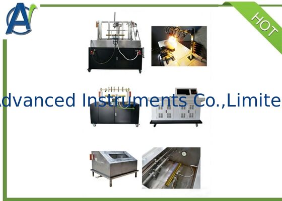 IEC60331/EN50200 케이블 및 전선에 대한 내화성, 기계적 충격 및 물 분무 테스트 장비