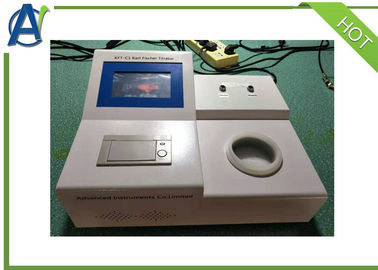 ASTM D6304 윤활유 기름 전기량 분석 카를 Fischer Titrator 수분 함량 검사자